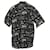 Balenciaga-Hemd mit Logo-Paris-Print aus schwarzer Baumwolle  ref.1086436
