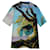 Valentino Garavani X Roger Dean Floating Island Vacation Print Shirt in Multicolor Cotton Multiple colors  ref.1086437