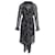 Maje Star Print Dress in Black Polyester  ref.1086443