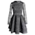 Robe Maille Rayée Maje Royale En Polyester Gris  ref.1086460