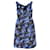 Prada Off-the-Shoulder Floral Dress in Blue Viscose Cellulose fibre  ref.1086464