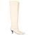 The Row Bourgeoisie Over-the-Knee Boots in Cream calf leather Leather White Pony-style calfskin  ref.1086465