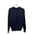 ***LOUIS VUITTON (Louis Vuitton)  tricot à col rond en cachemire Bleu Marine  ref.1086552