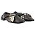 AJ928 Sandali - Toga Pulla - Pelle - Nero - vista 2