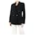 Vince Black double-breasted blazer - size UK 8 Polyester  ref.1086607