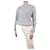 Autre Marque Grey cashmere ribbed jumper - size S  ref.1086609
