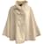 Autre Marque St. John Ivory lined Breasted Cape Cream Wool  ref.1086846