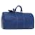 Louis Vuitton Epi Keepall 55 Boston Tasche Blau M42955 LV Auth bs8527 Leder  ref.1086948