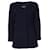 Chanel, abrigo mod de lana azul marino  ref.1086985