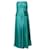 Autre Marque HUGO BOSS ETIQUETA PRETA, vestido espartilho sem alças Verde Seda  ref.1087052