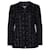 Autre Marque Chanel, veste en tweed noir à carreaux blancs Laine  ref.1087059