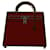 Hermès Colares pingente Vermelho Dourado Metal Esmalte  ref.1087074