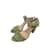 ROGER VIVIER  Sandals T.eu 38.5 Suede Green  ref.1087117