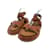 Autre Marque GIA BORGHINI  Sandals T.eu 39 Suede Camel  ref.1087150