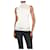 Christian Dior Top de renda creme com gola alta - tamanho UK 12 Cru Seda  ref.1087172