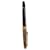 Montblanc stylo roller Ball plaqué or et résine noir  ref.1087353