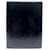 Hermès VINTAGE COUVERTURE PORTE AGENDA HERMES GM EN CUIR BOX NOIR 23X18CM DIARY COVER Bleu Marine  ref.1087469