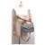 Fauré Le Page BORSA A MANO FAURE LE PAGE PARADE BORSA A MANO MONOGRAM IN PELLE GRIGIA Grigio - vista 6