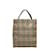 Burberry Nova Check Leather-Trimmed Tote Brown Cloth  ref.1087661
