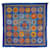 Hermès NEW HERMES BELLES OF MEXICO VIRGINIA JAMIN CARRE SCARF 65 COTTON SCARF Blue  ref.1087675