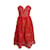 Self Portrait Azalea Dress in Red Polyester  ref.1087701