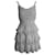 Maje Sleeveless Tiered Mini Dress in White Polyester  ref.1087713