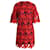 Tory Burch Nicola Lace Mini Dress in Red Polyester  ref.1087721