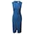 Hugo Boss Abito midi Boss Dadorina con cintura in poliestere blu  ref.1087728