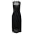 Hugo Boss Boss Sleeveless Embroidered Tulle Dress in Black Polyester  ref.1087731