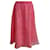 Falda midi floral Staud en poliéster rosa  ref.1087740