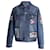 Boyy Jaqueta com remendos bordados BOY London em jeans de algodão azul  ref.1087748