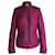 Veste zippée matelassée Burberry en nylon magenta Violet  ref.1087749