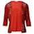 Cardigan Maje au crochet en coton rouge  ref.1087753