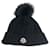 ***MONCLER (MONCLER)  bonnet à pompons Cachemire Laine Noir  ref.1088375