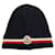 ***MONCLER (MONCLER)  bonnet tricoté Laine Noir  ref.1088426