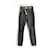 Pantaloni di Alexander Wang in cotone spalmato con chiusura a scatto sul davanti Nero  ref.1088434