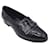 Céline Celine Black / Silver Studded Tassel Detail Oxford Loafers / Flats Leather  ref.1088691