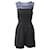 Maje plissiertes ärmelloses Minikleid aus schwarzem Polyester Mehrfarben  ref.1088771