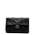 Chanel Bolsa Maxi Clássica com Aba Individual Preto Couro  ref.1088803