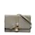Chloé Alphabet Clutch Bag Grey Leather  ref.1088828