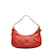 Bulgari Baguette-Tasche aus Leder Rot  ref.1088833