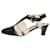 Gucci Sandálias pretas de salto baixo e biqueira fechada - tamanho UE 41 Preto Couro  ref.1088855