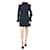 Valentino Black scallop-trimmed dress - size IT 44 Wool  ref.1088857