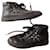 POLO Ralph Lauren high sneakers Black Leather  ref.1088888