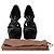 Tacchi Miu Miu con plateau in glitter argento Metallico - vista 11