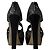 Tacchi Miu Miu con plateau in glitter argento Metallico - vista 4