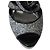 Tacchi Miu Miu con plateau in glitter argento Metallico - vista 8