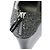 Tacchi Miu Miu con plateau in glitter argento Metallico - vista 9