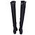 Khaite Charleston Overknee-Stiefel aus schwarzem Kalbsleder - Ansicht 3