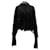 Yohji Yamamoto Jerseyjacke mit Sicherheitsnadel aus schwarzer Baumwolle  ref.1089226